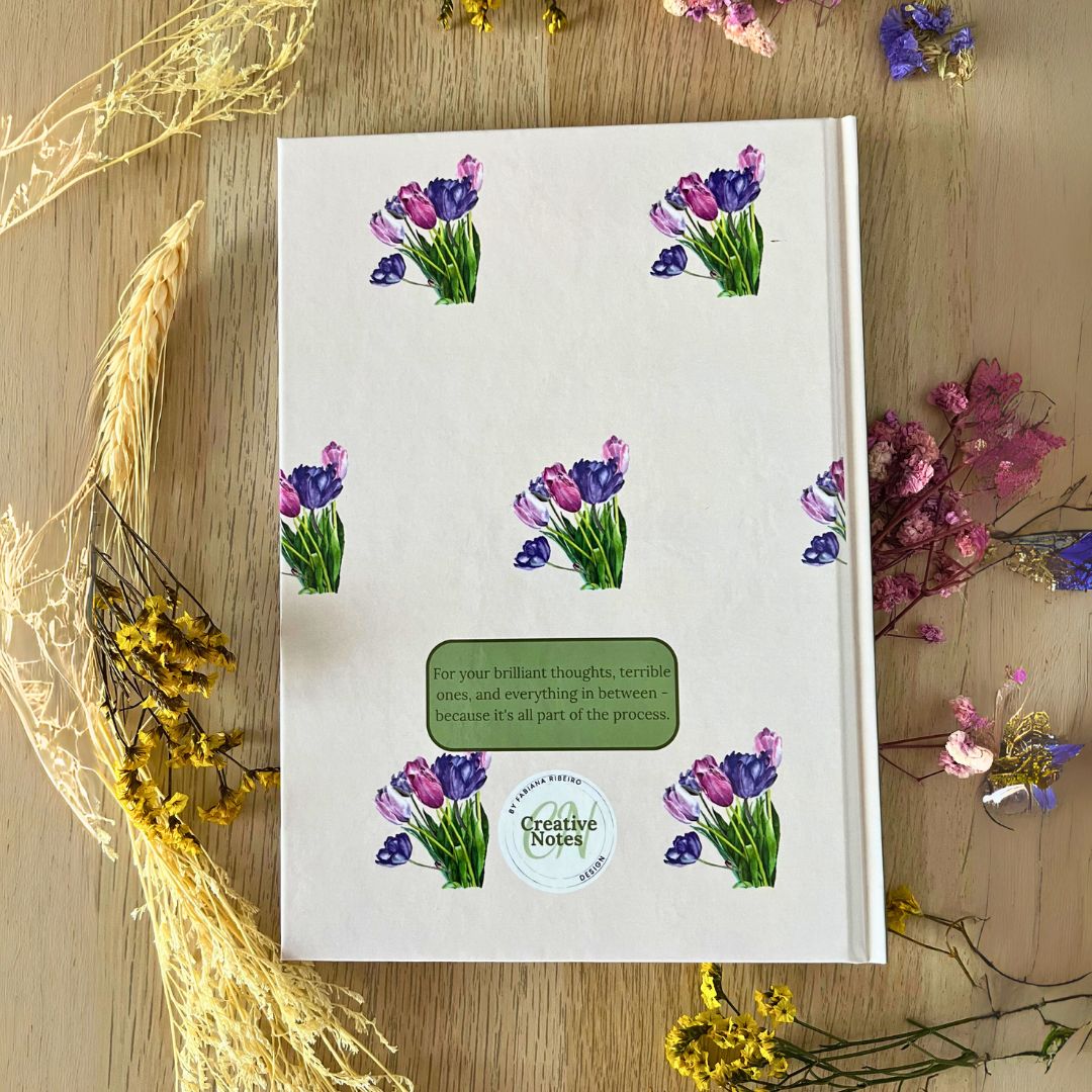 Hardcover Notebook (A5) – Tulips