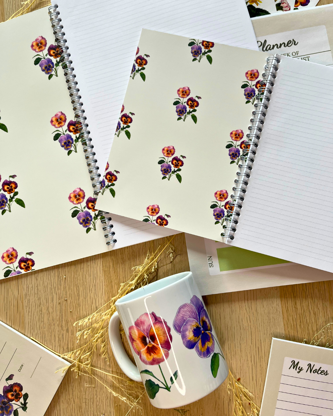 Student Set - Pansies