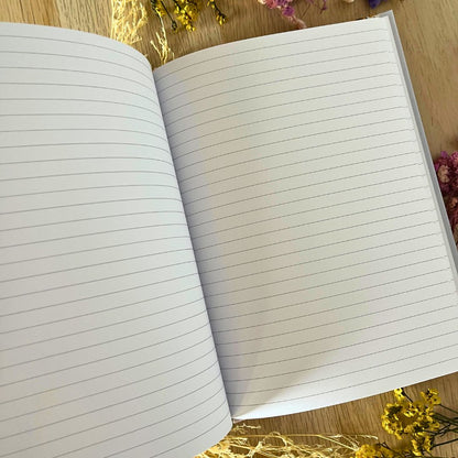 Hardcover Notebook (A5) – Sunflowers