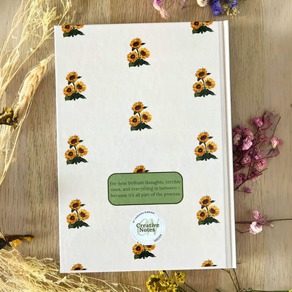 Hardcover Notebook (A5) – Sunflowers