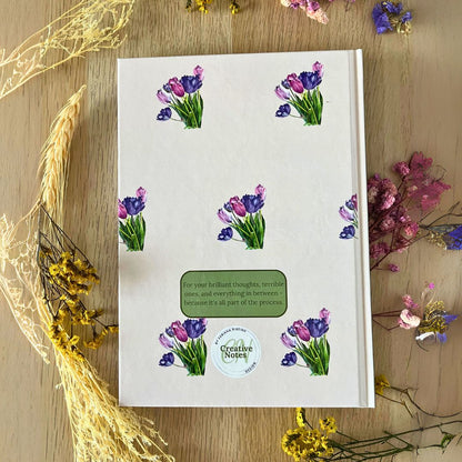 Hardcover Notebook (A5) – Tulips