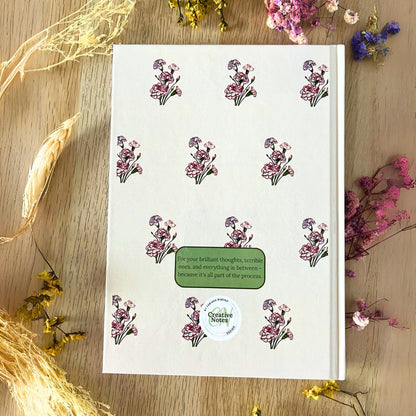 Hardcover Notebook (A5) – Carnations