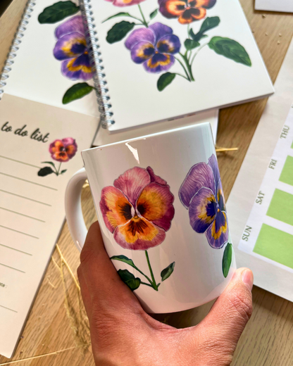 Student Set - Pansies